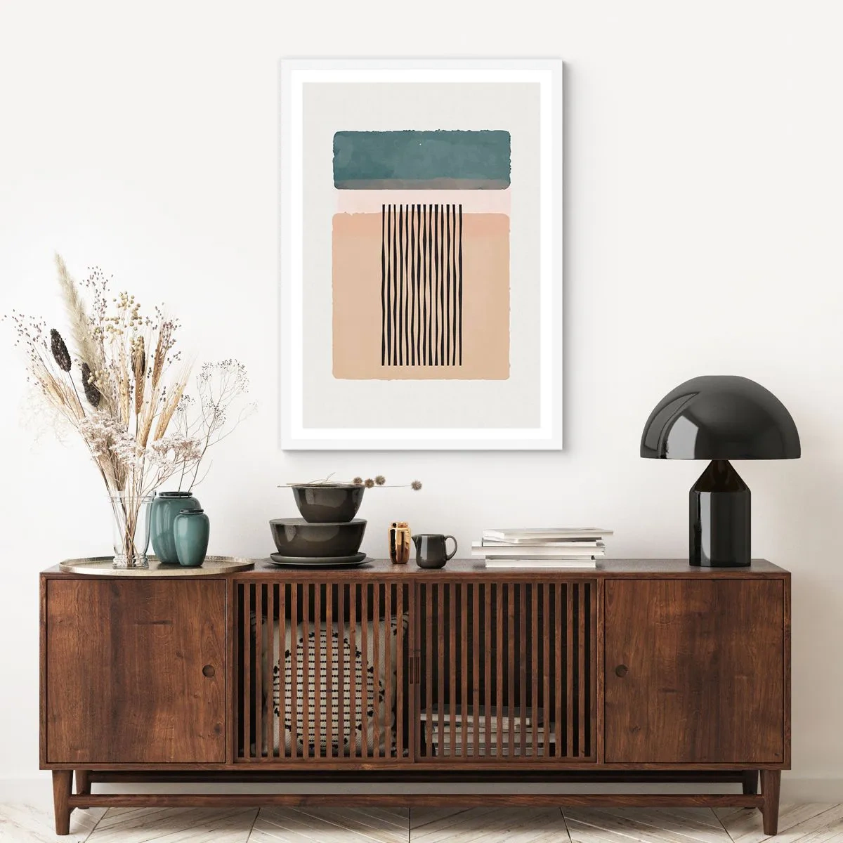 Plakat i hvid ramme - Alt er i god stand - 50x70 cm