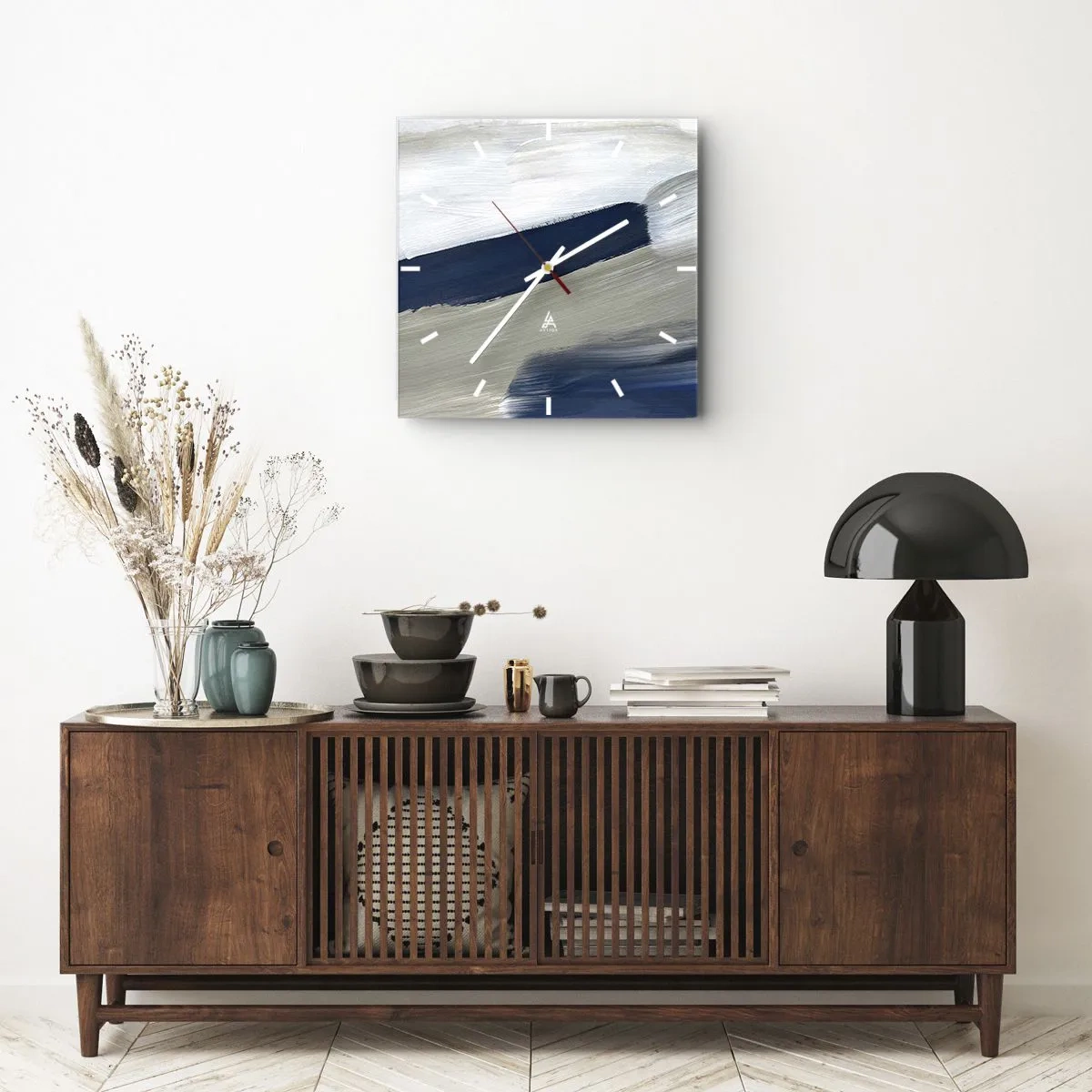 Vægur, Uret - Møde med det hvide - 30x30 cm