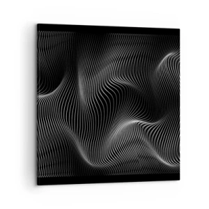 Lærredstryk - Billede på lærred - Lysets dans i rummet - 60x60 cm