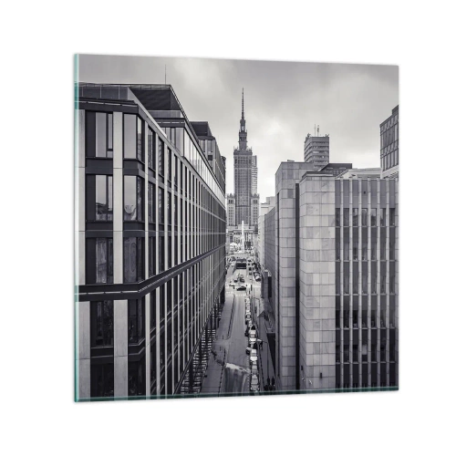 Billede på glas - Warszawa dalen - 40x40 cm