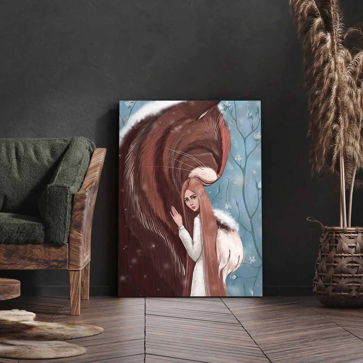 Lærredstryk - Billede på lærred - Velkommen til et eventyr - 55x100 cm