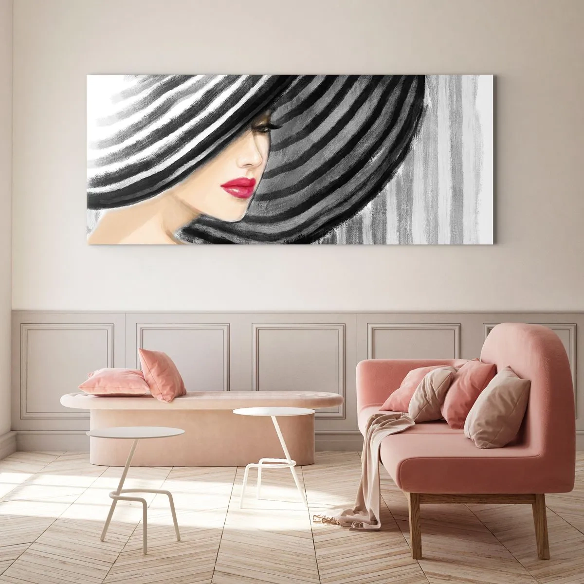 Billede på glas - Hvor kan jeg finde dig? - 120x50 cm