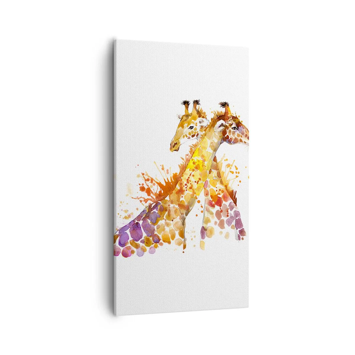 Lærredstryk - Billede på lærred - Er det venskab eller er det kærlighed? - 55x100 cm