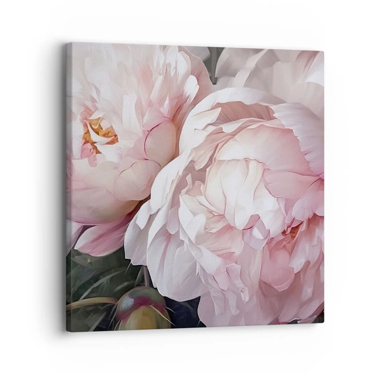Lærredstryk - Billede på lærred - Fastlåst i blomstring - 30x30 cm