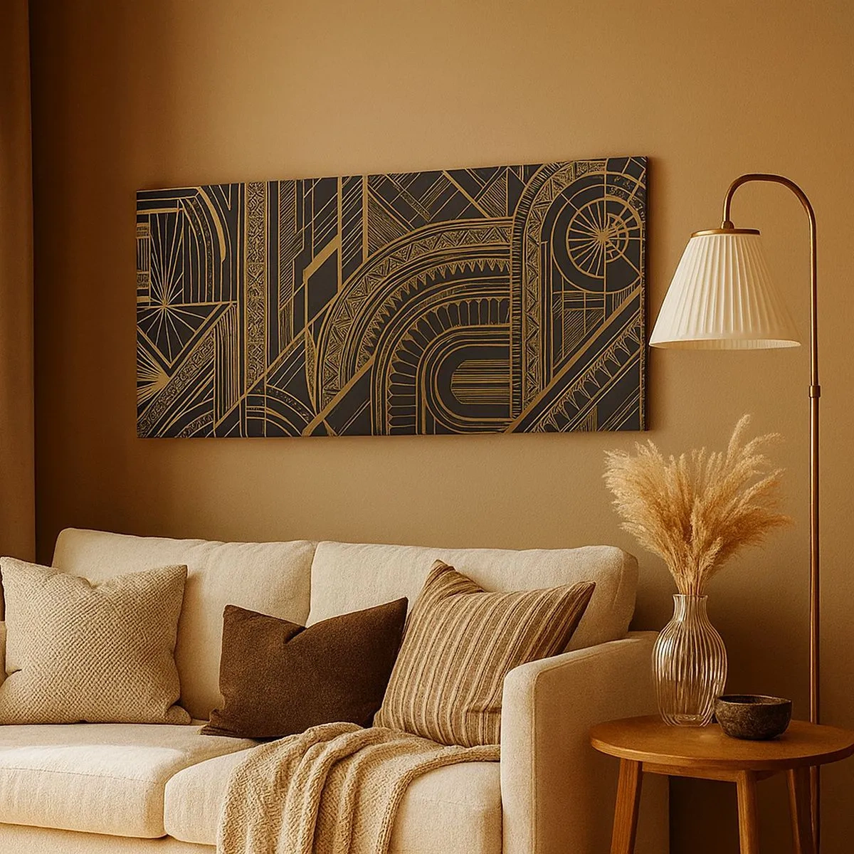 Lærredstryk - Billede på lærred - Koncepter, idéer, planer - 100x40 cm