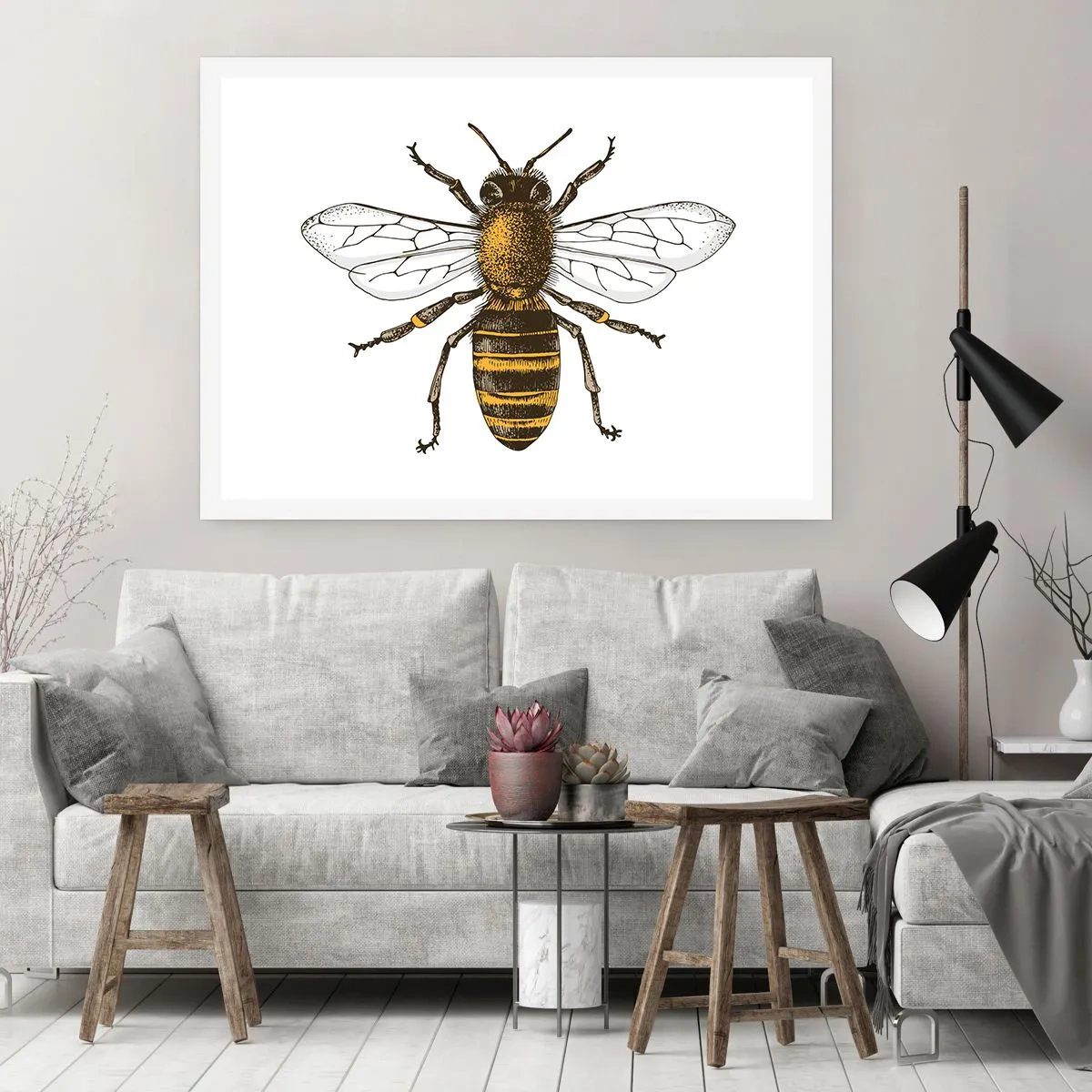 Plakat - Smuk og god - 100x70 cm