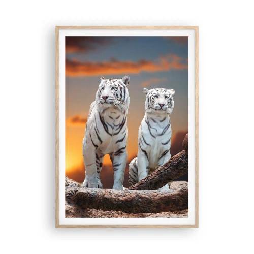 Plakat i ramme af lyst egetræ - Ligesom i Narnia - 70x100 cm