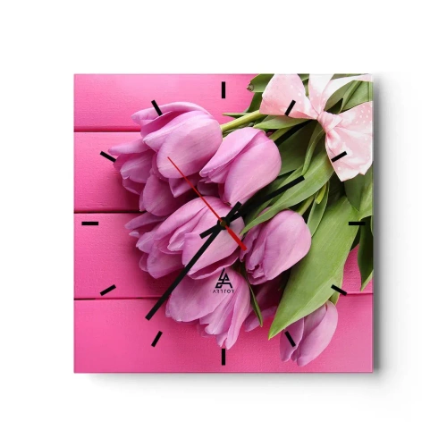 Vægur, Uret - Kun til dig - 30x30 cm