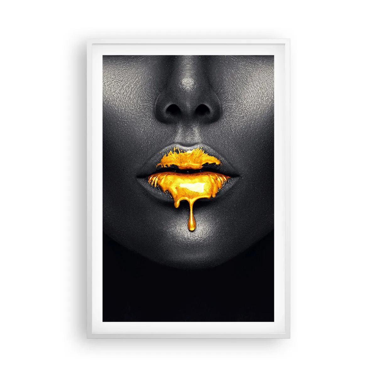 Plakat i hvid ramme - Gyldenmund - 61x91 cm