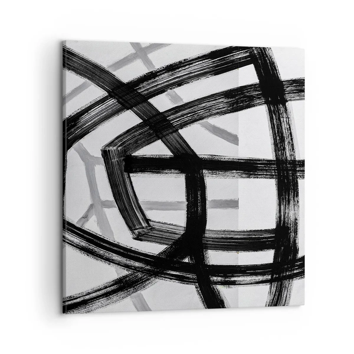 Lærredstryk - Billede på lærred - Opbygning af dybde - 50x50 cm