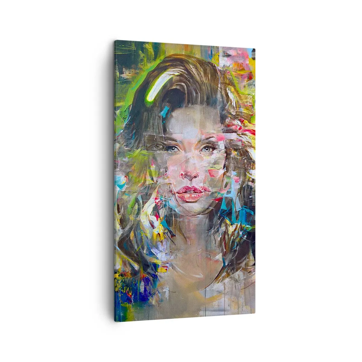 Lærredstryk - Billede på lærred - Bag lufttæppet - 45x80 cm