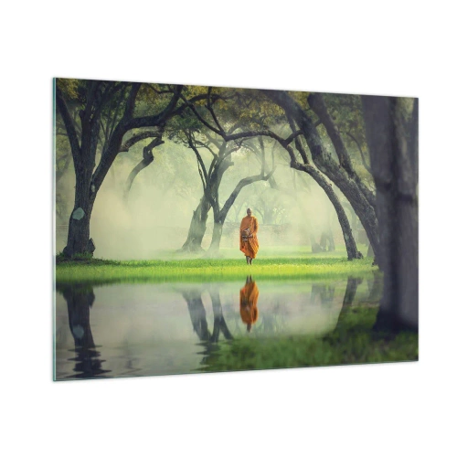 Billede på glas - På vej mod oplysning - 100x70 cm