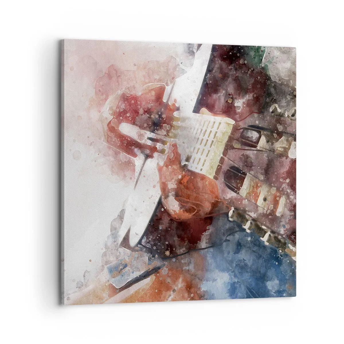 Lærredstryk - Billede på lærred - Og hvad synes du? - 60x60 cm