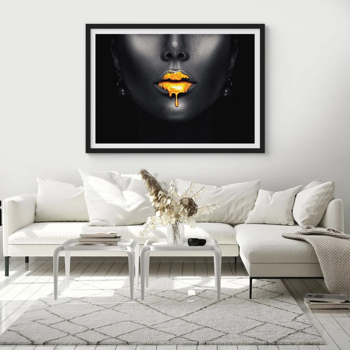 Plakat i sort ramme - Gyldenmund - 50x40 cm