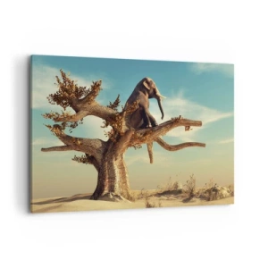 Lærredstryk - Billede på lærred - Et nyt synspunkt - 100x70 cm