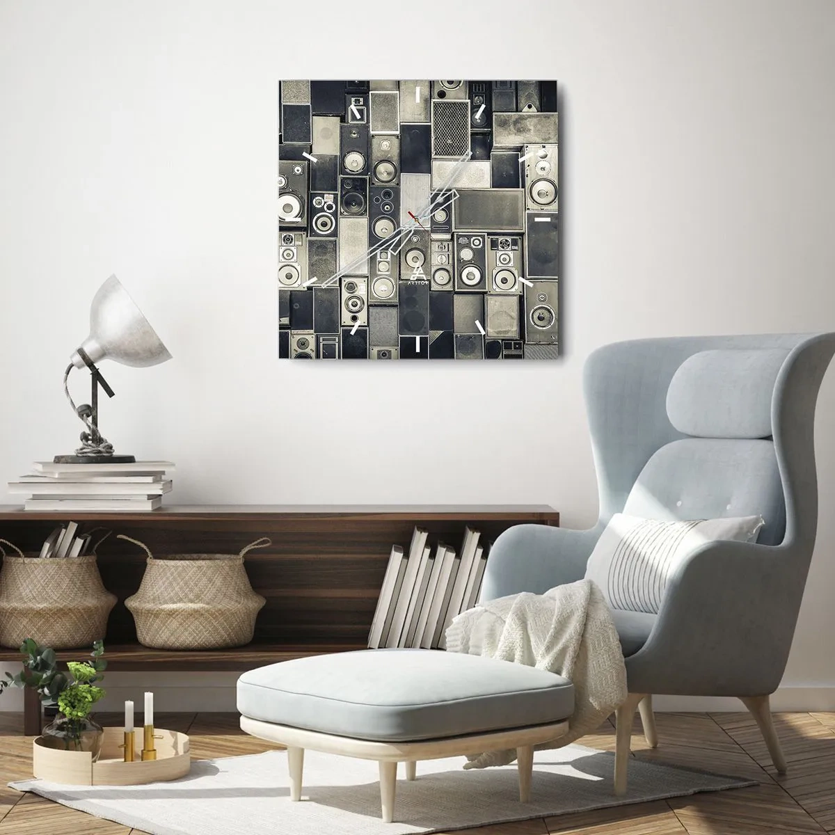 Vægur, Uret - Og alt er i orden - 30x30 cm