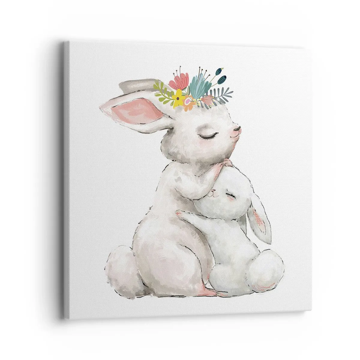 Lærredstryk - Billede på lærred - Der er intet sted som hos mor - 30x30 cm