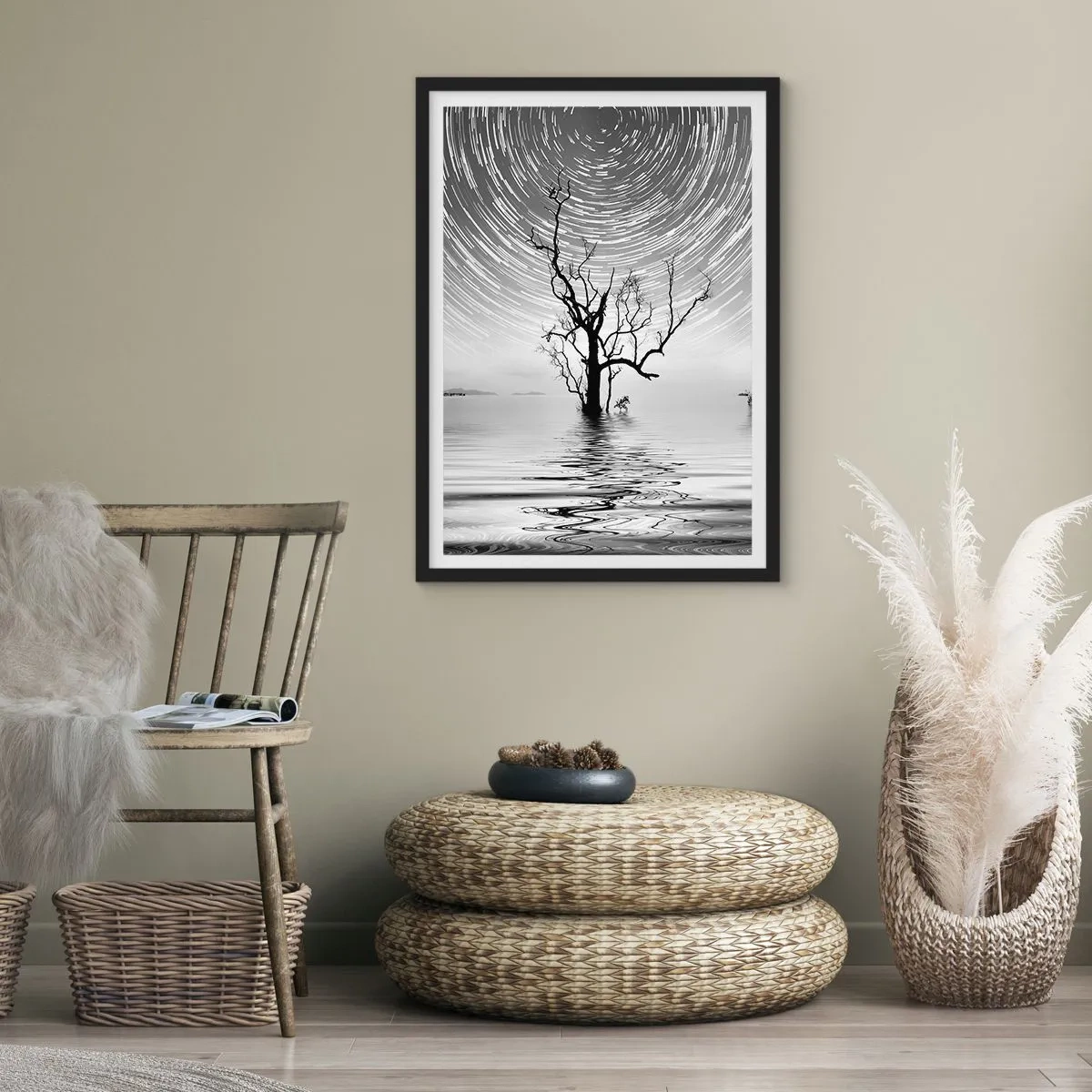 Plakat i sort ramme - En natursymfoni - 40x50 cm