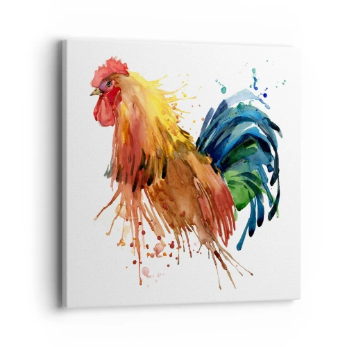 Lærredstryk - Billede på lærred - Kongelig kappe, kongelig stolthed - 40x40 cm