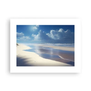 Plakat - Ferie i paradis - 40x30 cm