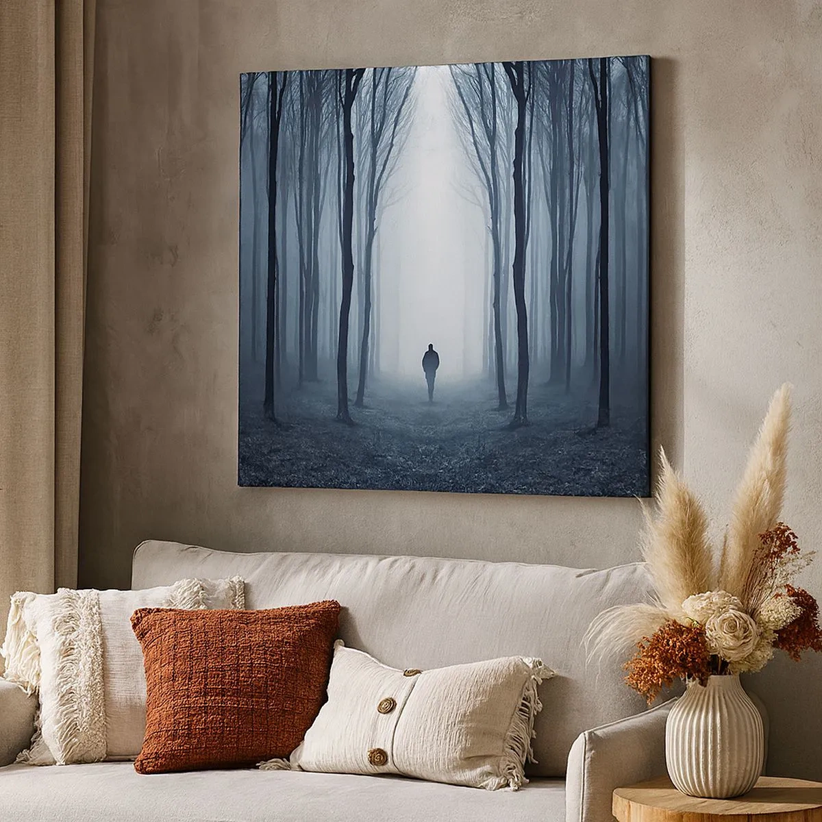 Lærredstryk - Billede på lærred - Og alt sammen ganske enkelt - 30x30 cm