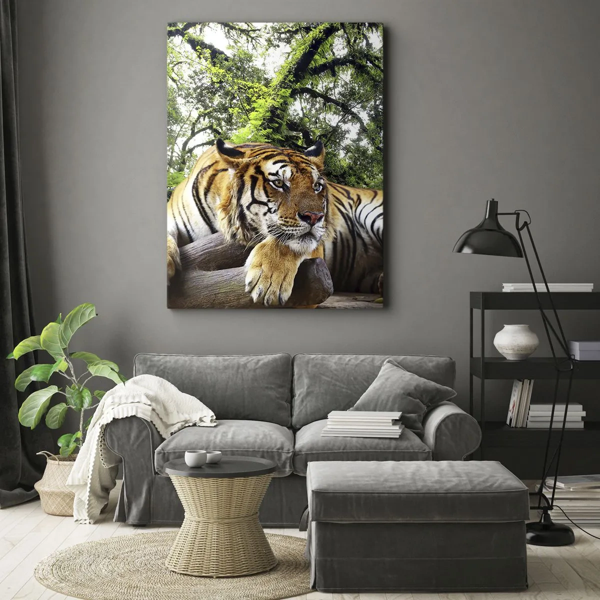 Lærredstryk - Billede på lærred - Med venlig hilsen - 50x70 cm
