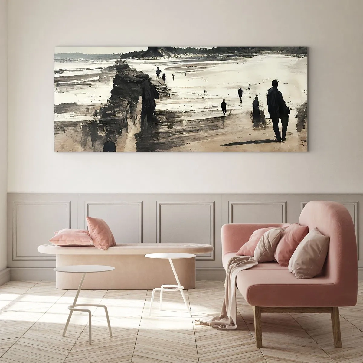 Billede på glas - Indkaldt - 160x50 cm