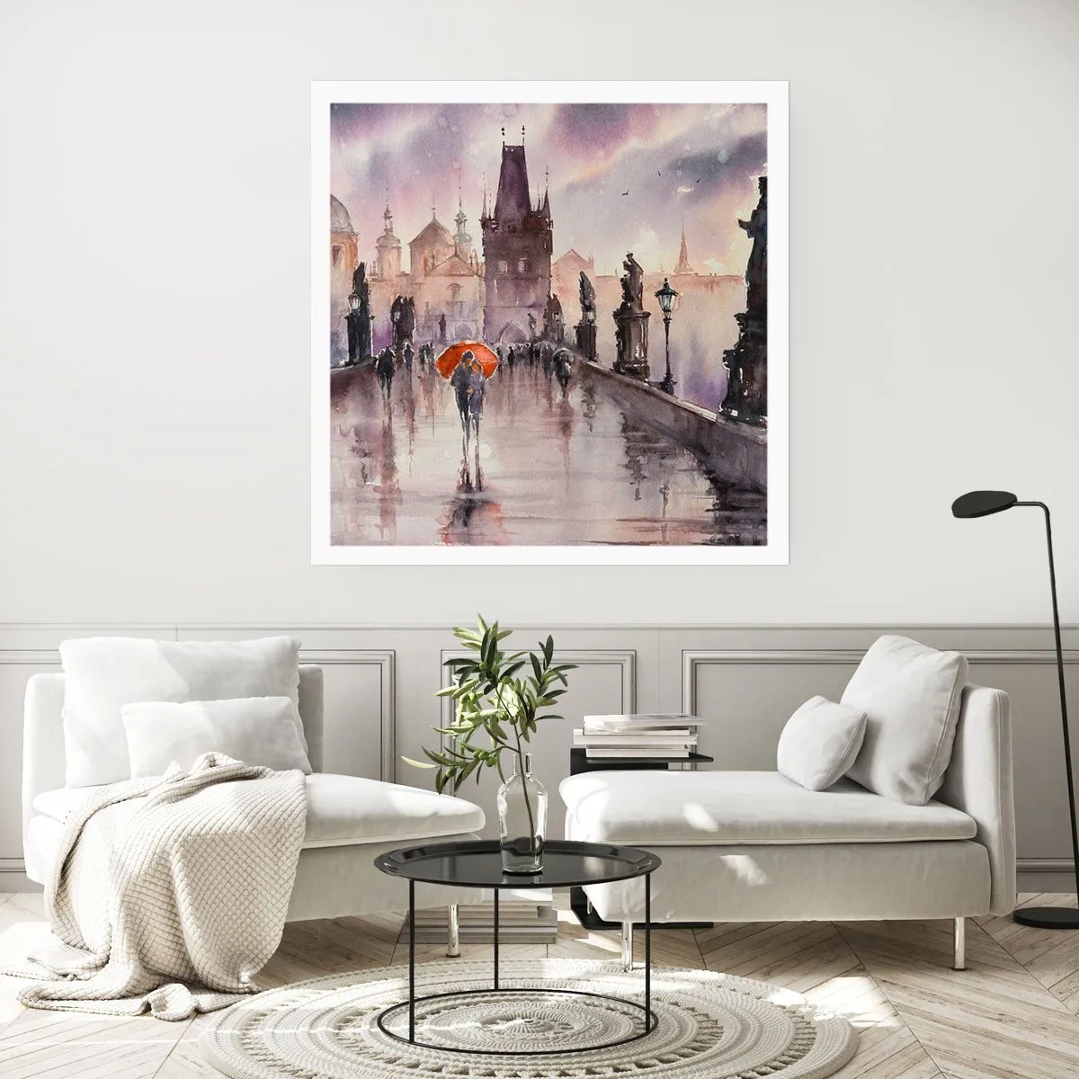 Plakat - Folk forandrer sig ikke - 60x60 cm