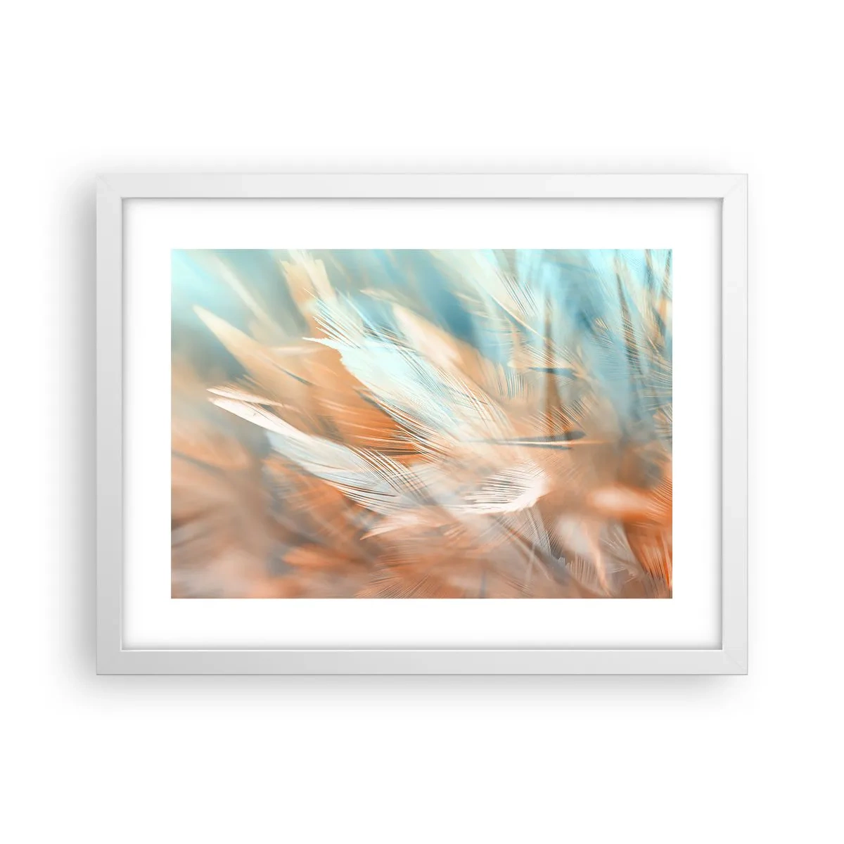 Plakat i hvid ramme - I mildhedens land - 40x30 cm