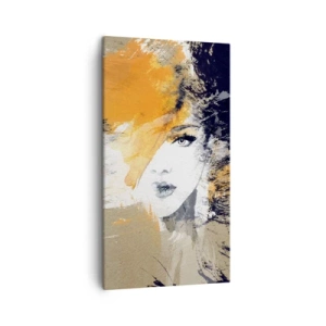 Lærredstryk - Billede på lærred - Og det bliver let - 45x80 cm