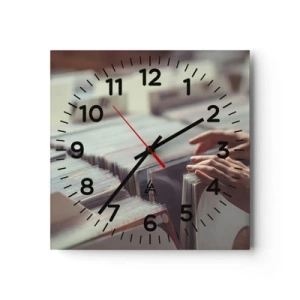 Vægur, Uret - På jagt efter følelser - 30x30 cm