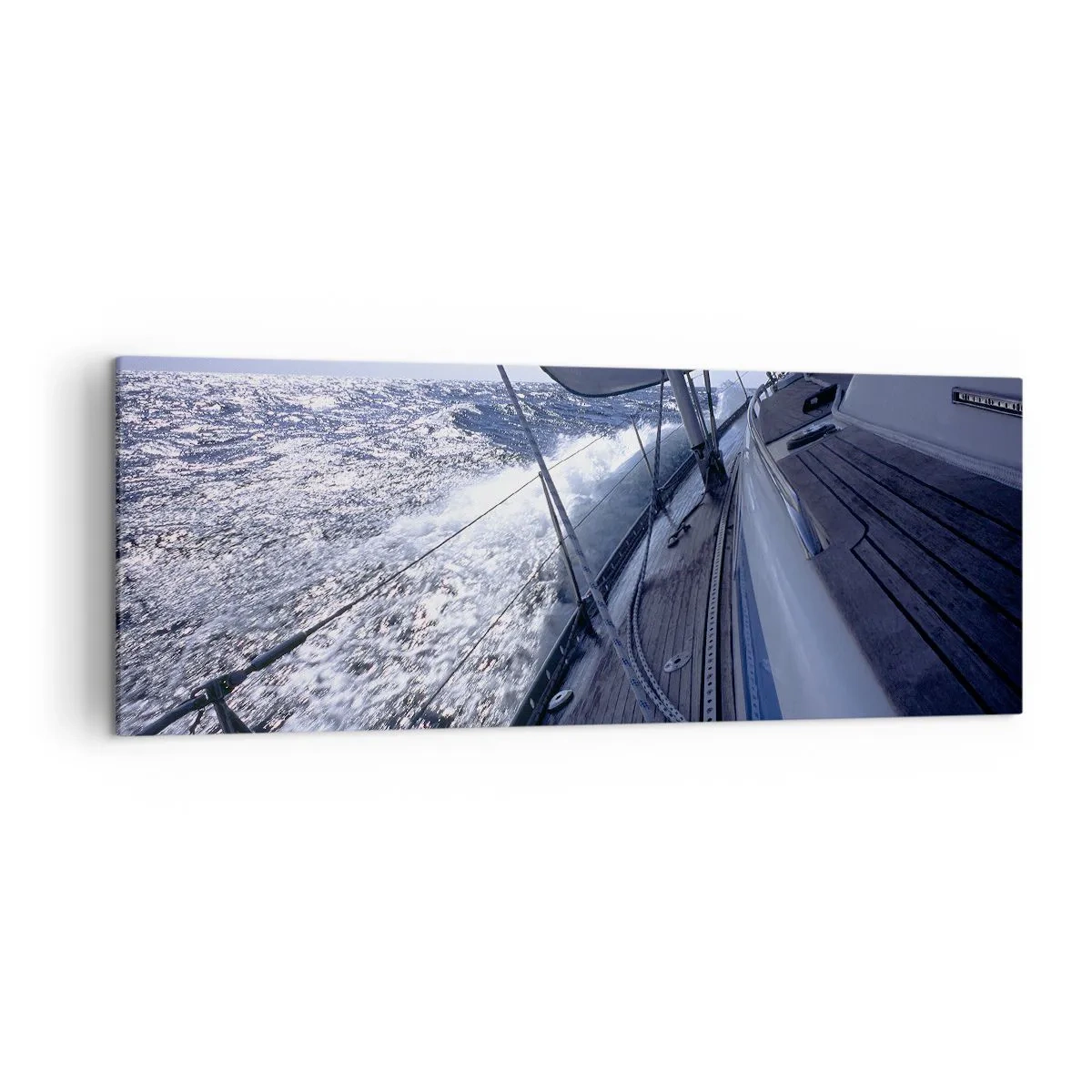 Lærredstryk - Billede på lærred - Jeg ved, hvad det vil sige at være en fugl - 140x50 cm