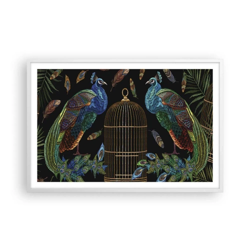 Plakat i hvid ramme - I kongelige gevandter - 91x61 cm