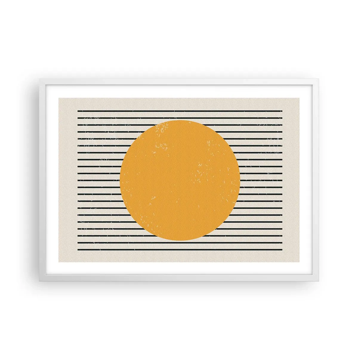 Plakat i hvid ramme - Enkelthedens kraft - 70x50 cm