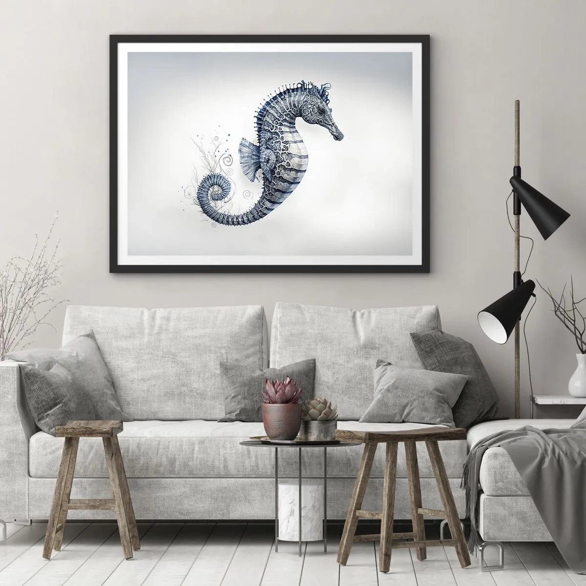 Plakat i sort ramme - En subtil vittighed fra naturen - 70x50 cm