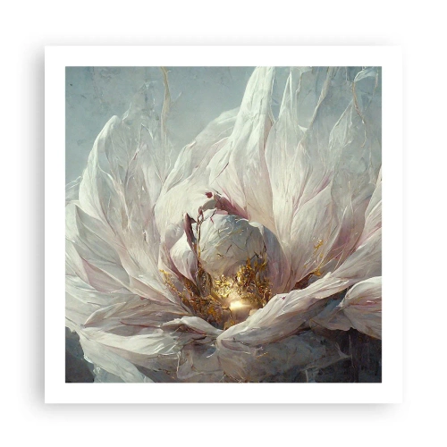 Plakat - Blomstrer en gang om hundrede år - 60x60 cm