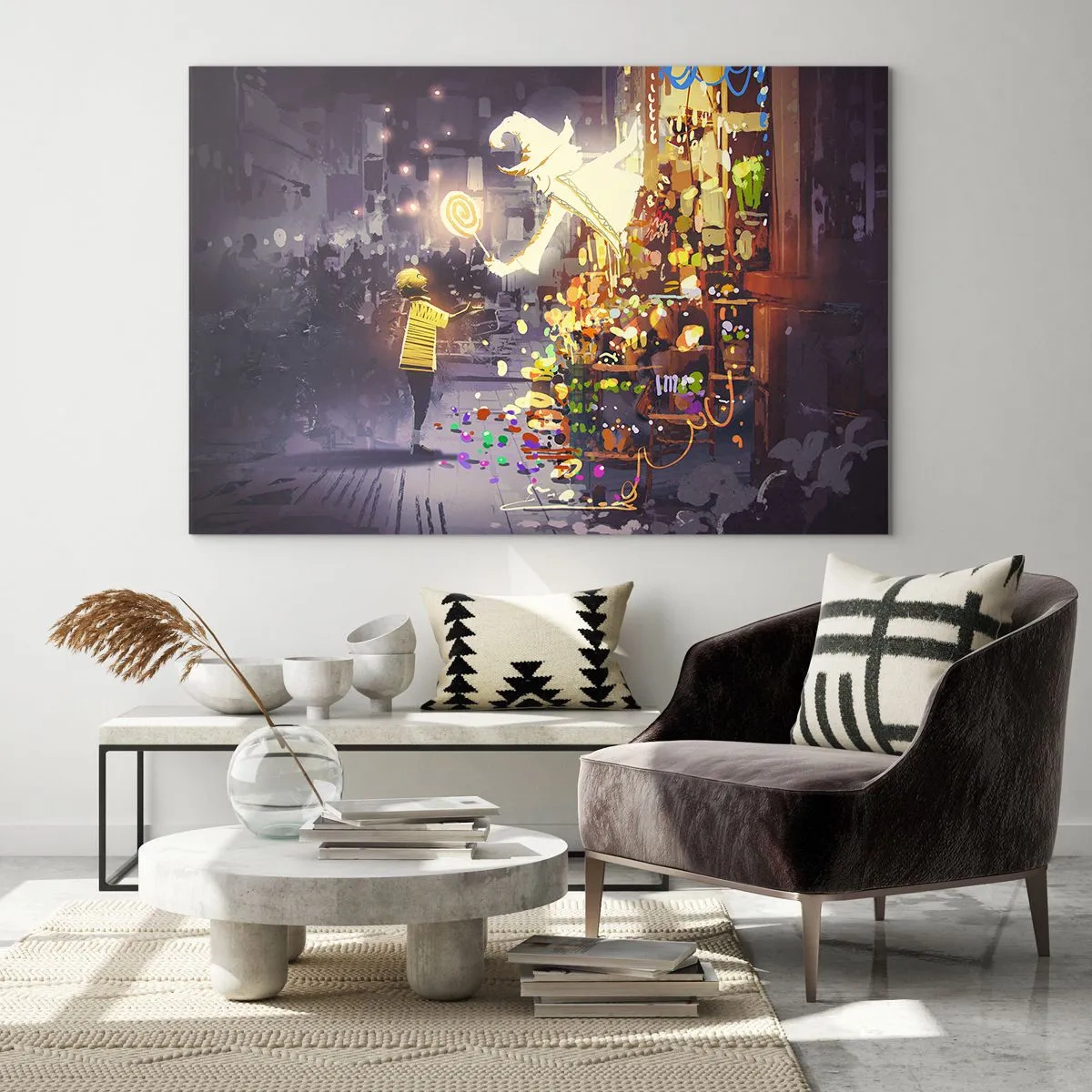 Billede på glas - Hekseri eksisterer - 100x70 cm