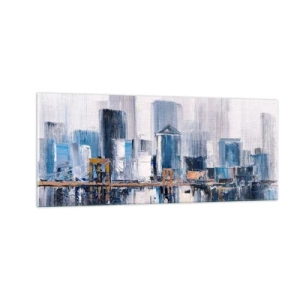 Billede på glas - Indtryk fra New York - 100x40 cm