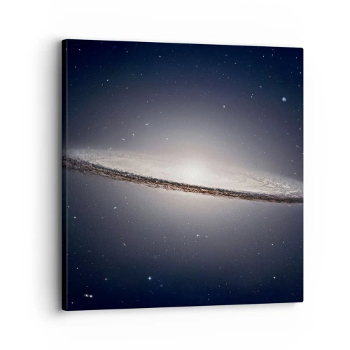 Lærredstryk - Billede på lærred - Der var engang i en galakse langt, langt borte.... - 30x30 cm