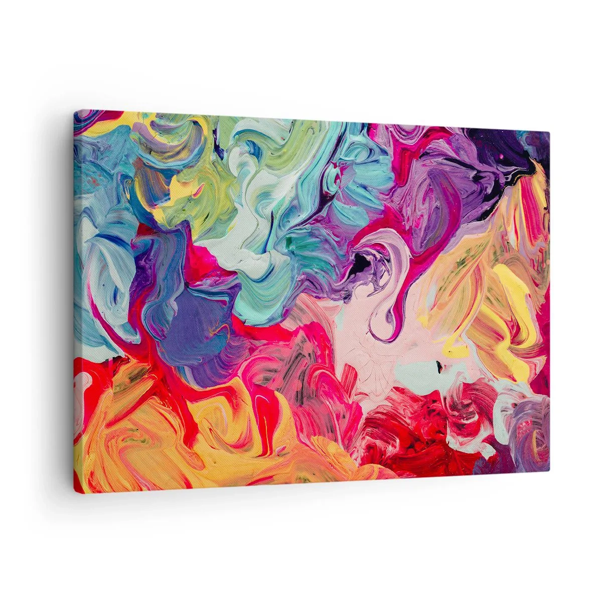Lærredstryk - Billede på lærred - Farvernes fødsel - 70x50 cm