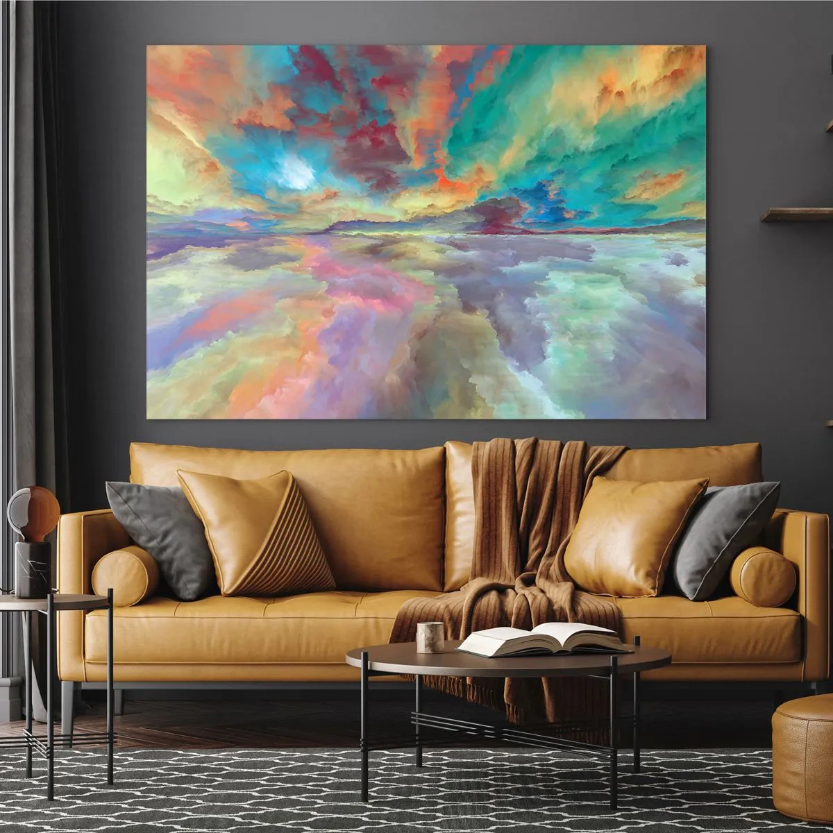 Billede på glas - To himle - 100x70 cm