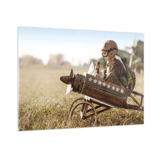 Billede på glas - Start mod drømmen - 100x70 cm