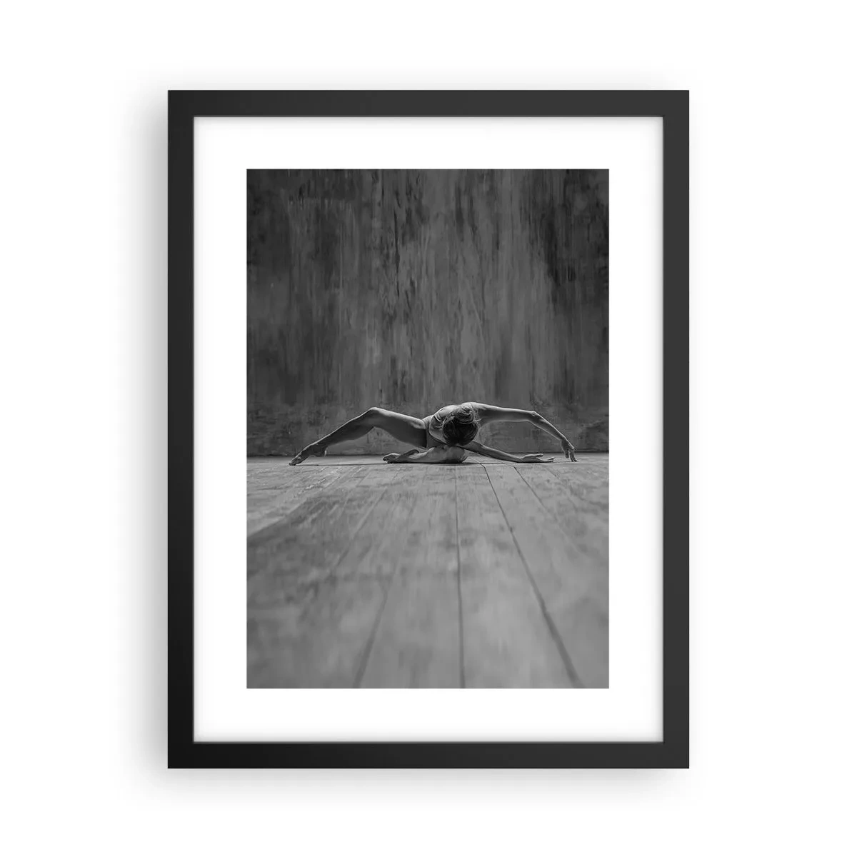 Plakat i sort ramme - Symmetri fundet - 30x40 cm