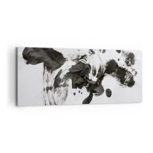 Lærredstryk - Billede på lærred - En metode i galskaben? - 100x40 cm