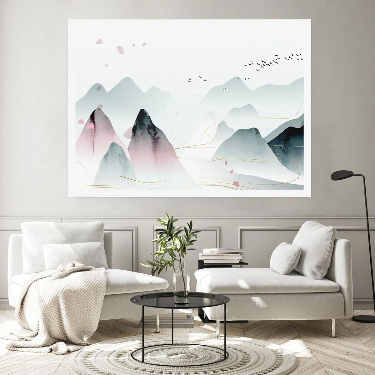 Plakat - Over toppene - 100x70 cm