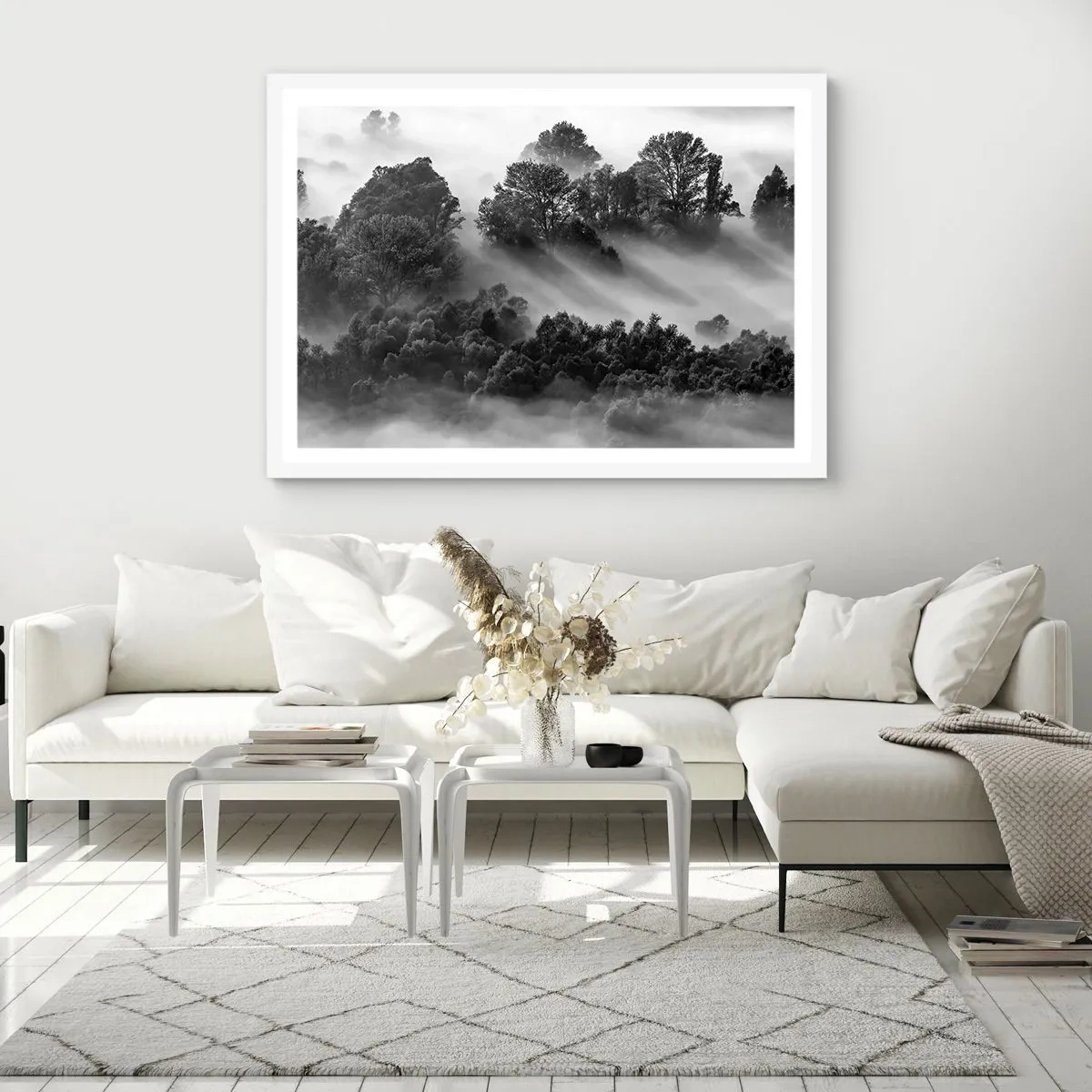 Plakat i hvid ramme - At vågne fra søvnen - 91x61 cm