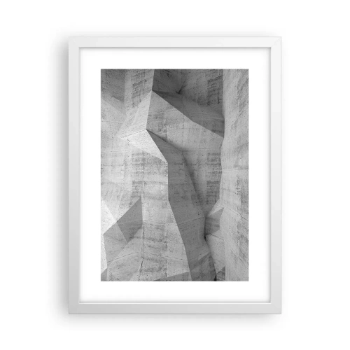 Plakat i hvid ramme - En ægte udfordring - 30x40 cm