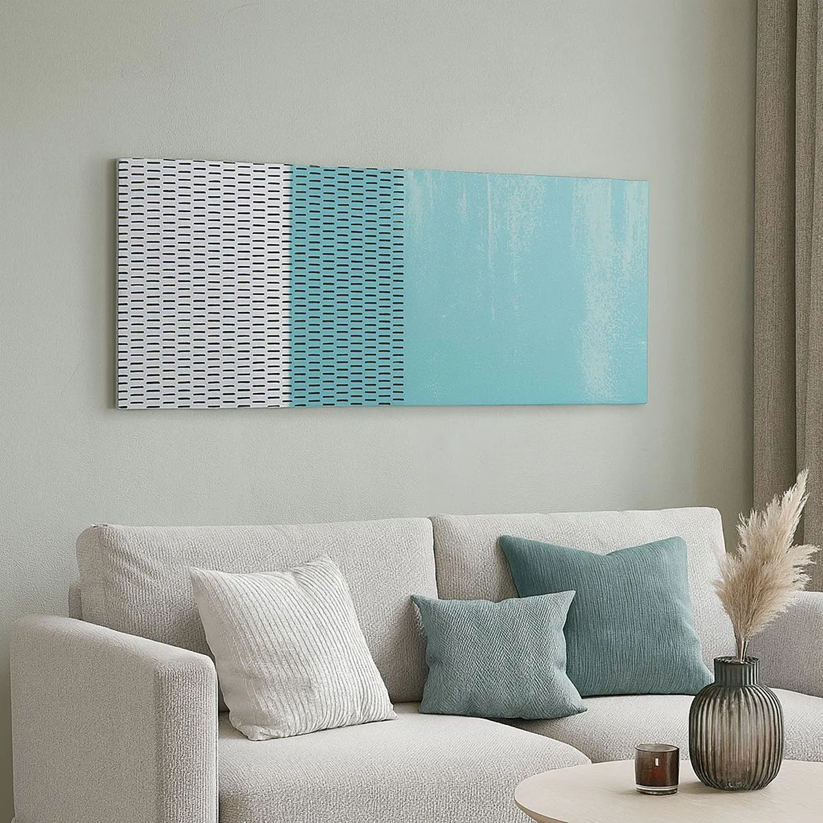 Lærredstryk - Billede på lærred - Balanceret sammensætning - 100x40 cm