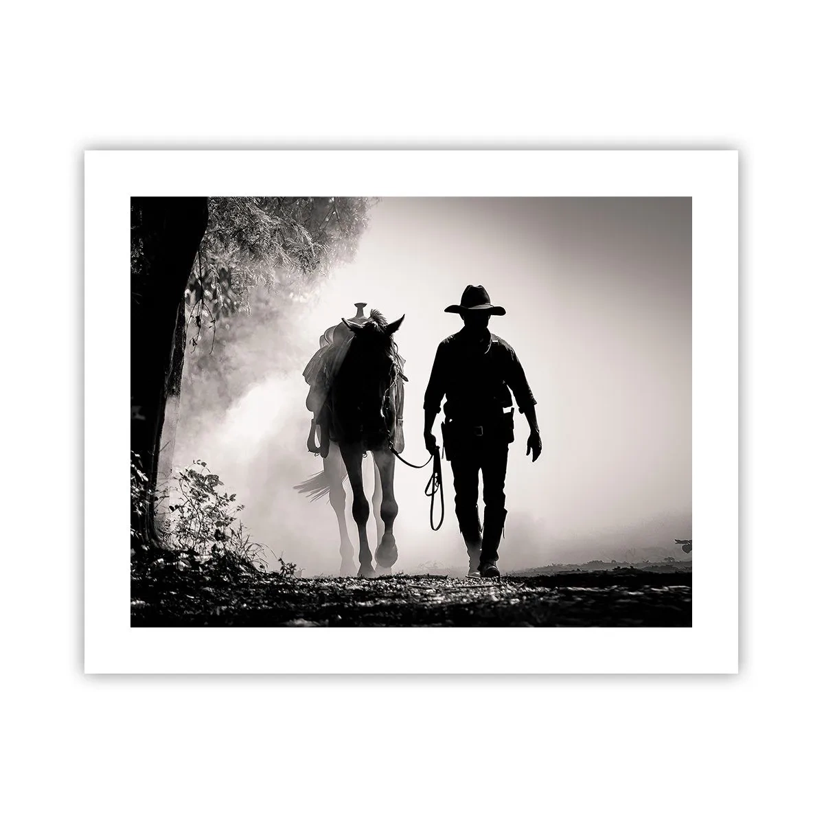 Plakat - En morgen i Texas - 50x40 cm
