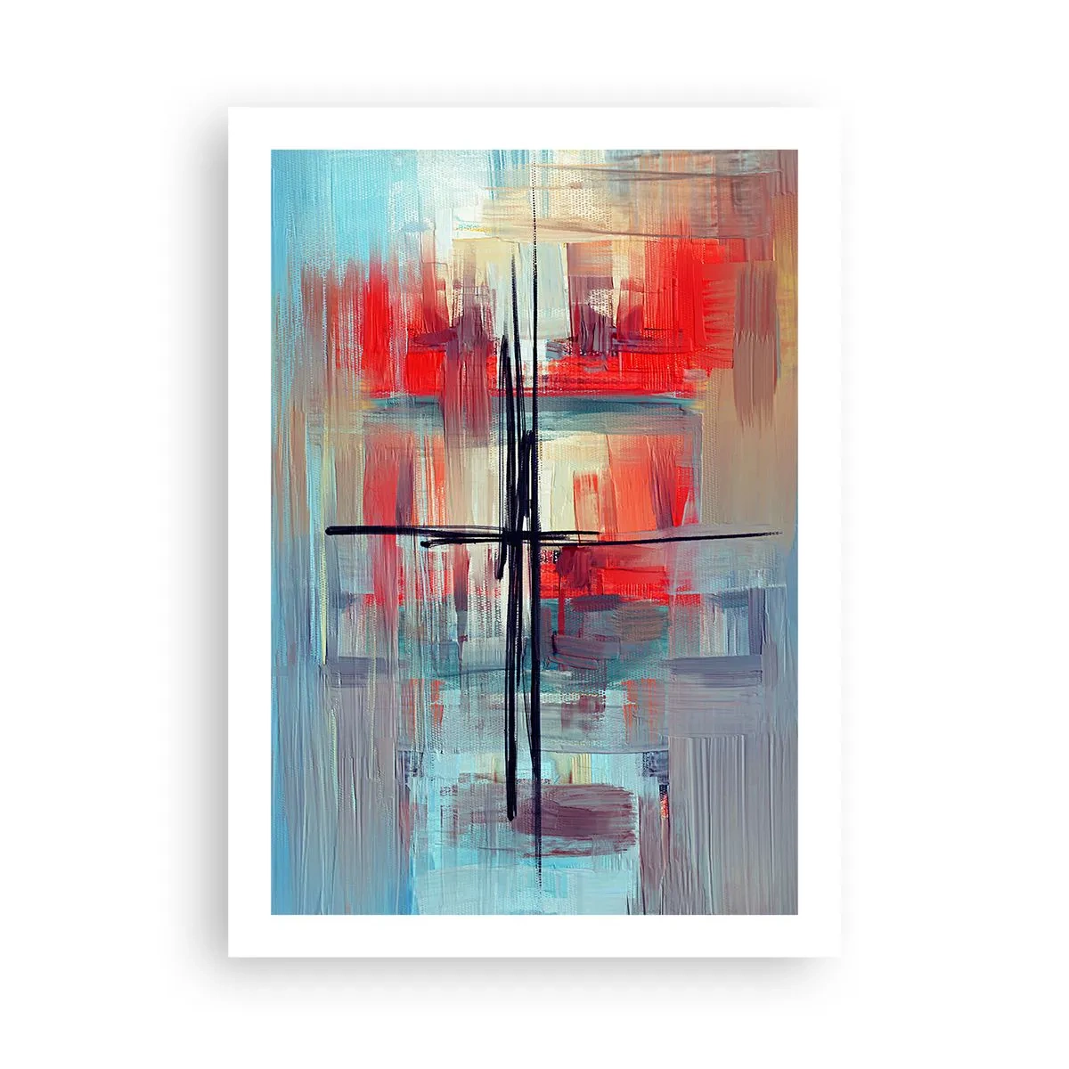 Plakat - Landskab i en ukendt dimension - 50x70 cm